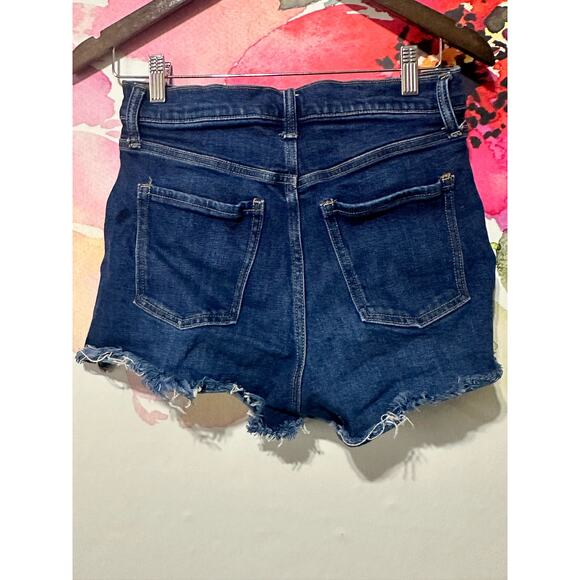 Old Navy Womens Sky Hi A line Size 4 Shorts blue, Distressed, Cut off's, - Picture 3 of 4